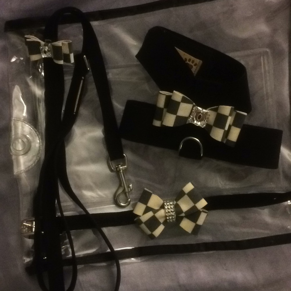 Susan Lanci Matching Collar, Harness&Leash Set
